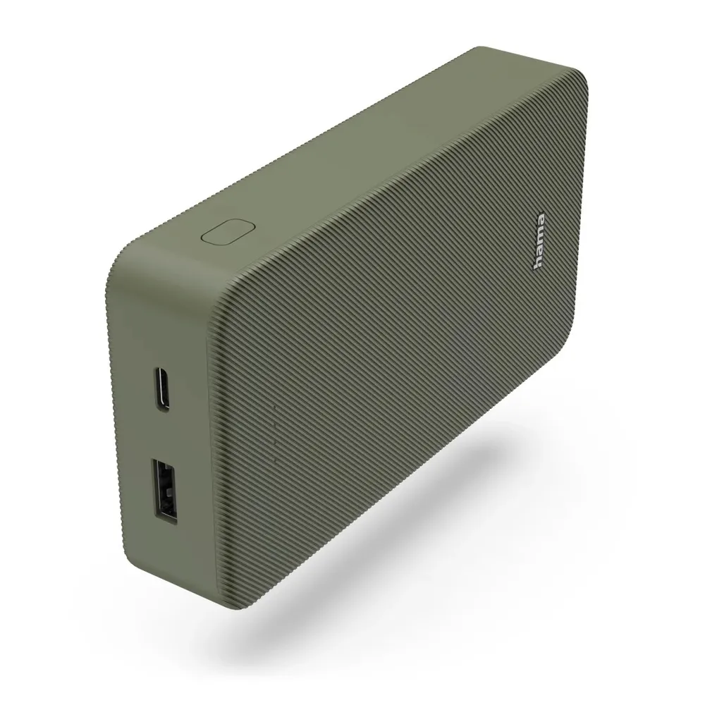 "Power Pack ""Colour 20"", 20000mAh, 2 Ausgänge: USB-C, USB-A, Grün (00201716)"