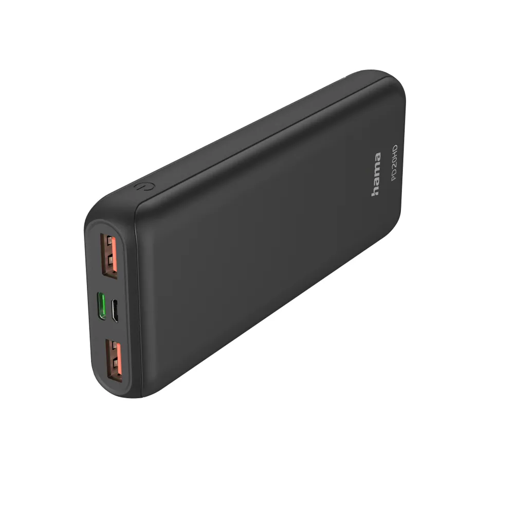 "Power Pack ""PD20-HD"", 20000mAh, 1x USB-C, 2x USB-A, für Schnellladen, Anth. (00201663)"