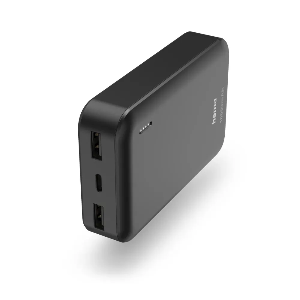 "Power Pack ""Pocket 10"", 10000mAh, Ausgänge: 2x USB-A, Anthrazit (00201708)"