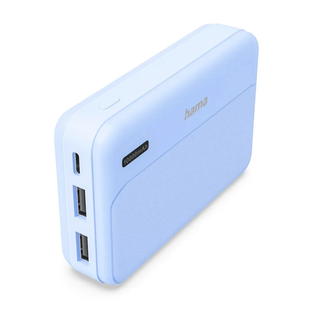 "Power Pack ""Pocket 10"", 10000mAh, Ausgänge: 2x USB-A, Blau (00201772)"