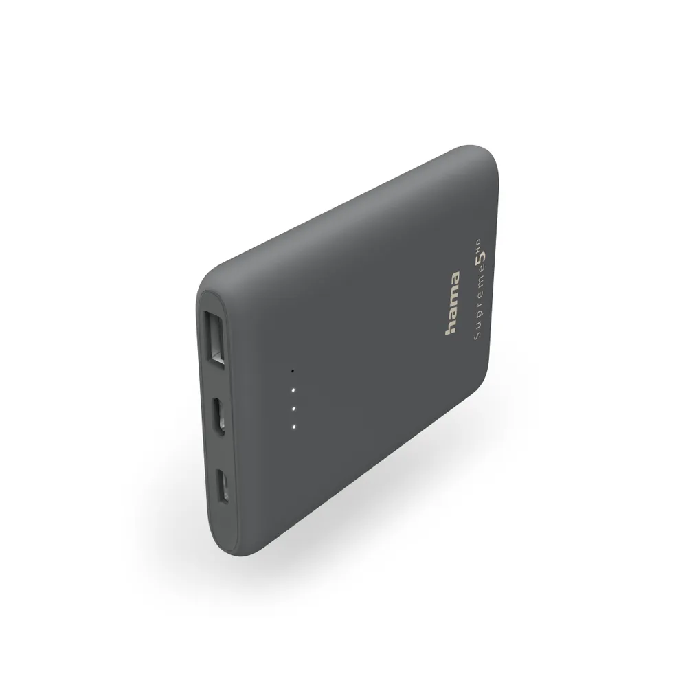 "Power Pack ""Supreme 5HD"" 5000mAh, Ausgang: USB-C, Grau (00201671)"