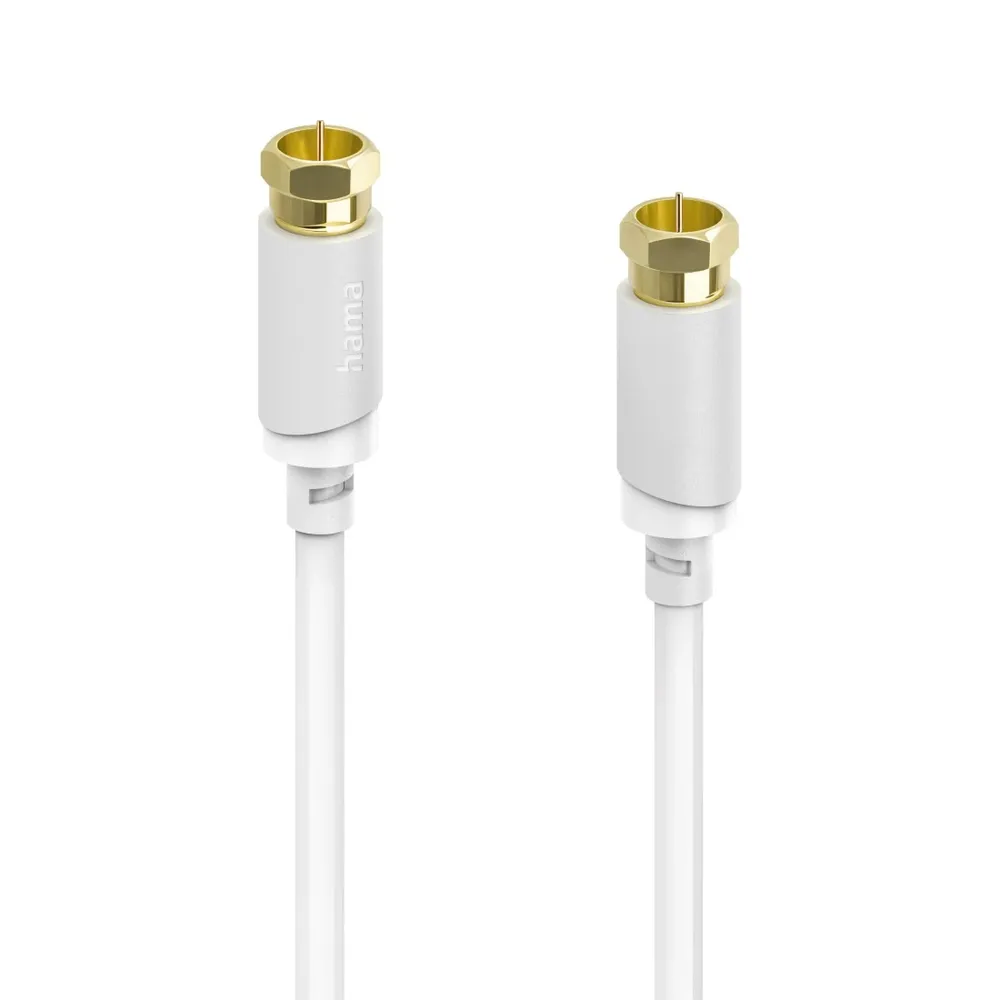 SAT-Anschlusskabel, F-Stecker - F-Stecker, vergoldet, 3,0 m, 120 dB (00202020)