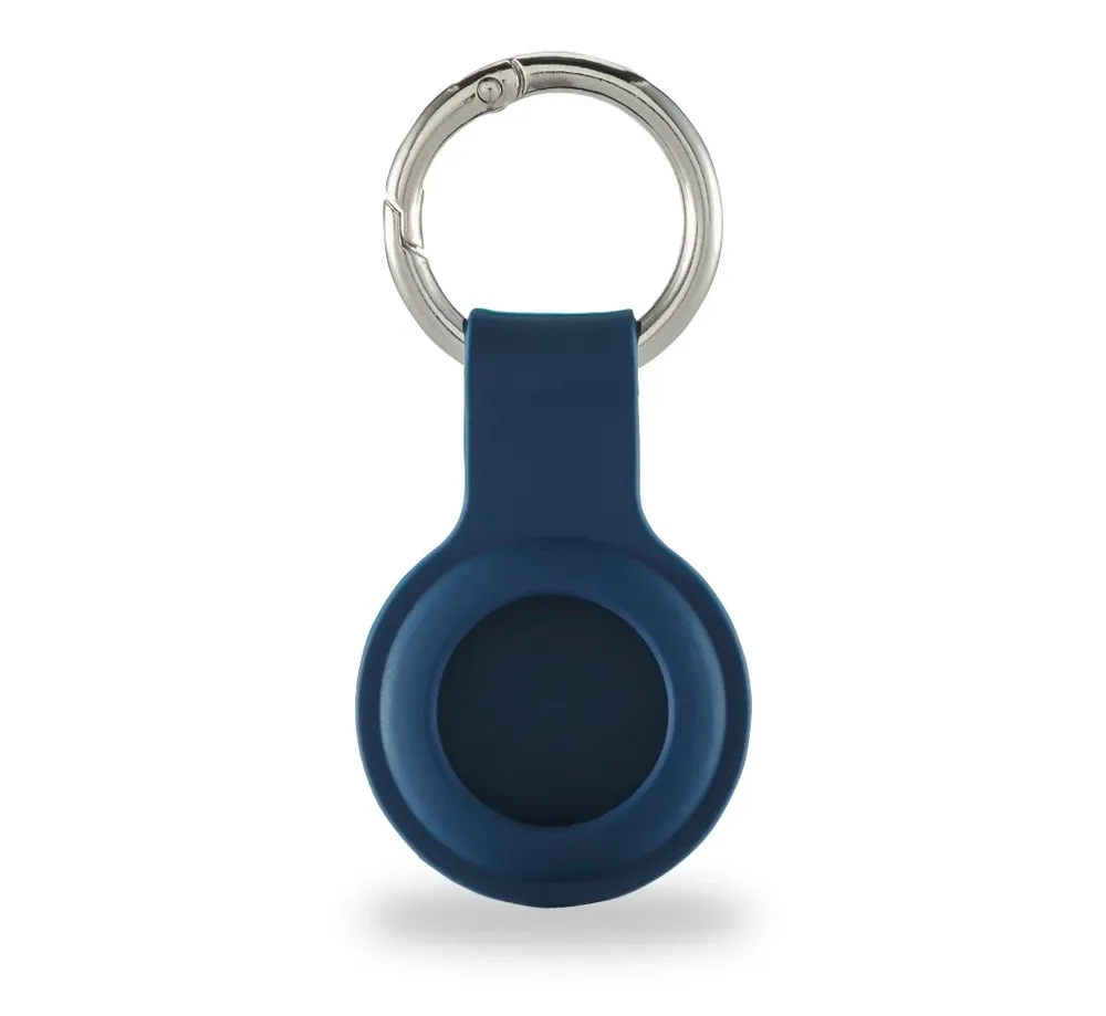 "Schlüsselanhänger ""Fantastic Feel"" für Apple AirTag, Silikon-Look, Blau (00215628)"