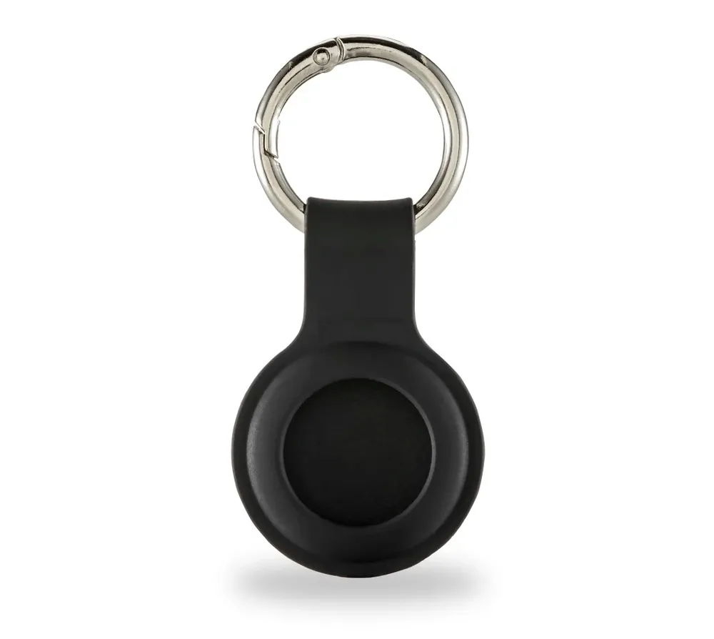 "Schlüsselanhänger ""Fantastic Feel"" für Apple AirTag, Silikon-Look, Schwarz (00215626)"