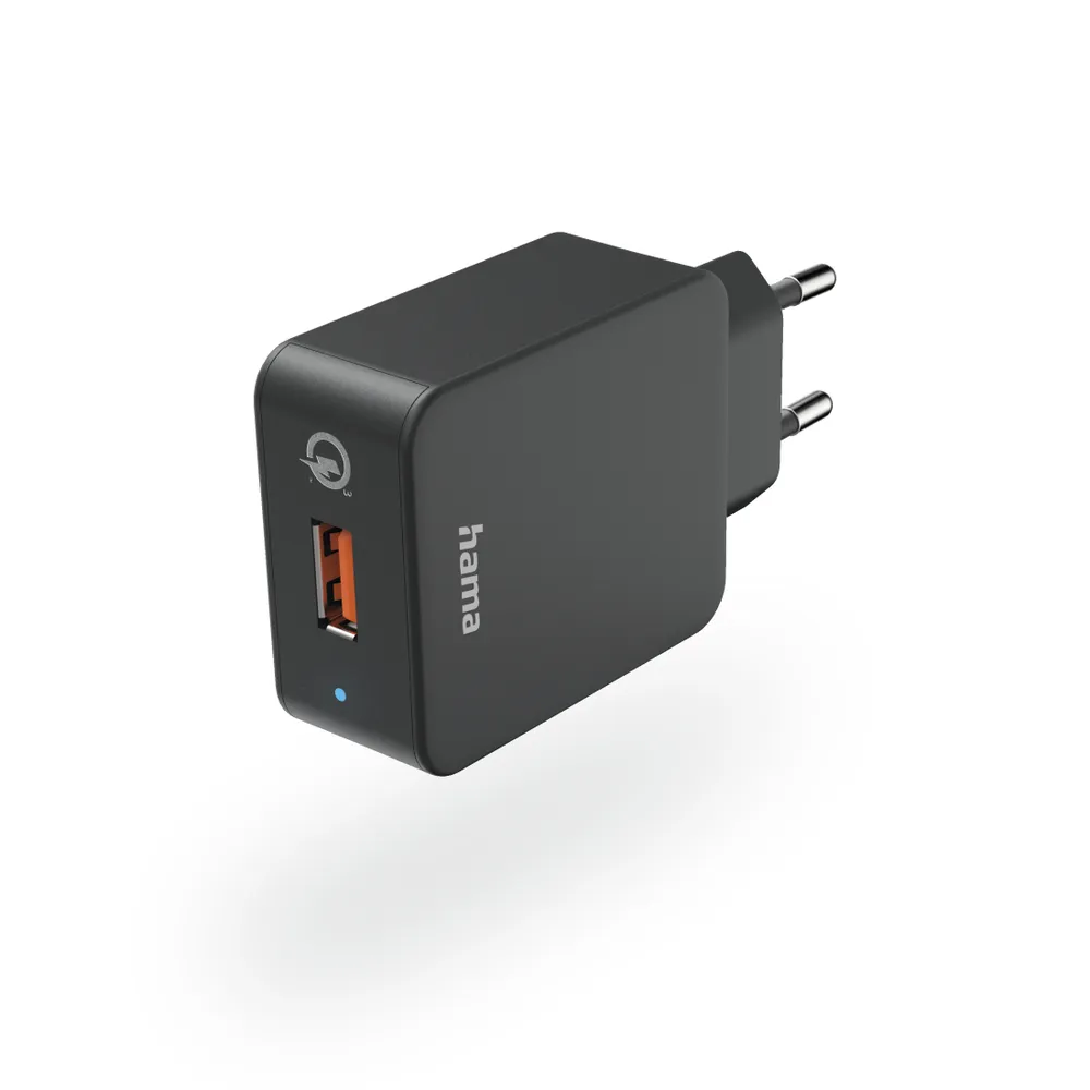 Schnellladegerät, USB-A, 19,5 W, Schwarz (00201641)