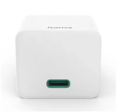 Schnellladegerät, USB-C, PD/Qualcomm®/GaN, Mini-Ladegerät, 30 W, Weiß (00125139)