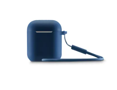"Schutzhülle ""Fantastic Feel"" für Ladecase AirPods 1. Gen./2. Gen., Blau (00210906)"