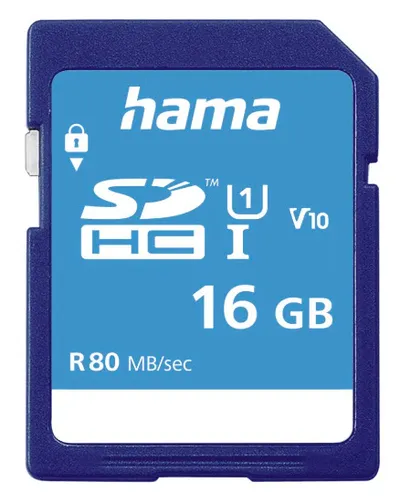 SDHC 16GB Class 10 UHS-I 80MB/S (00124134) Speicherkarte
