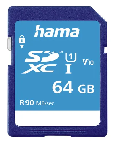 SDXC 64GB Class 10 UHS-I 90MB/S (00124136) Speicherkarte