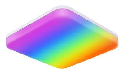 Smarte LED-Deckenleuchte, WLAN, Matter, RGBW, Sprach-/Appsteuerung, dimmbar