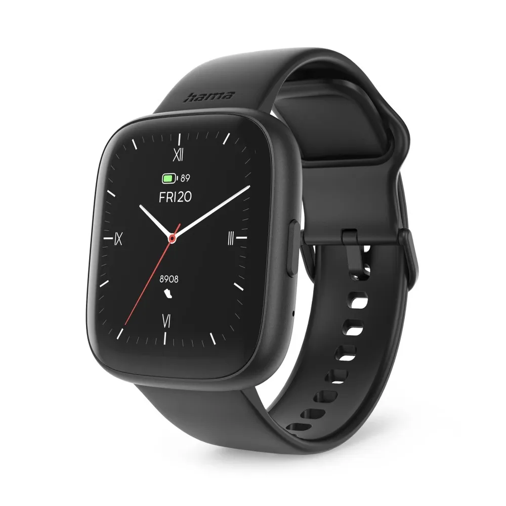 "Smartwatch ""4000"", Telefonfunktion, Schlafanalyse, wasserdicht, 46 mm, SW (00178640)"