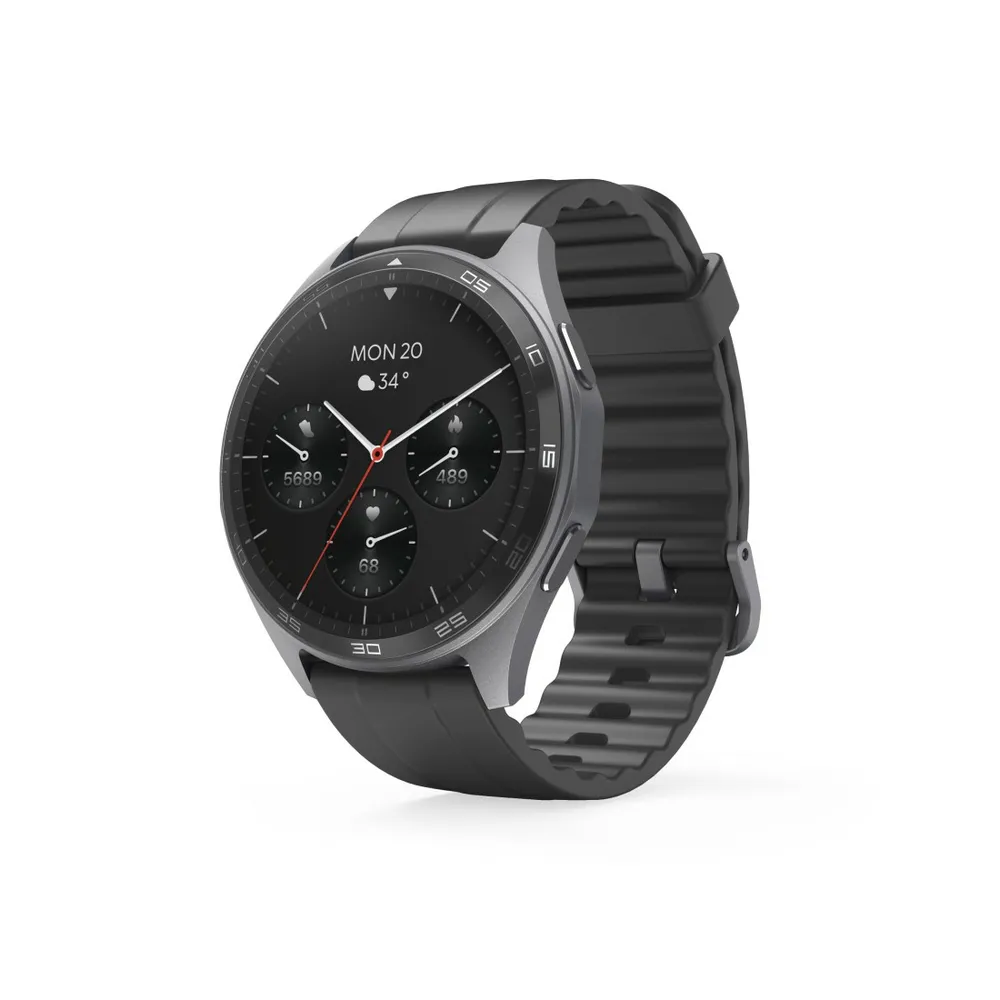"Smartwatch ""7010"", GPS, AMOLED 1.43"", Telefonfunktion, wasserdicht, Anthr. (00178618)"