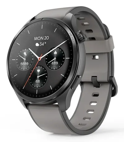 "Smartwatch ""9000"", GPS, Musikspeicher, AMOLED 1,43"", wasserdicht, Anthr. (00178627)"