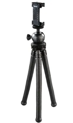 "Stativ ""FlexPro"" für Smartphone, GoPro und Fotokameras, 27 cm, Schwarz (00004605)"