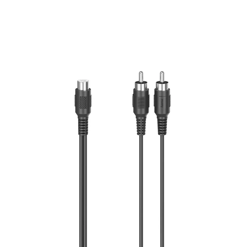 Subwoofer-Adapter, 2 Cinch-Stecker - Cinch-Kupplung (00205184)
