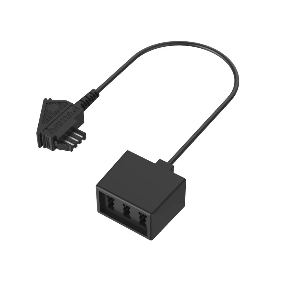 TAE-Verteiler, TAE-F-Stecker - 3 TAE-NFF-Kupplungen (00201124)