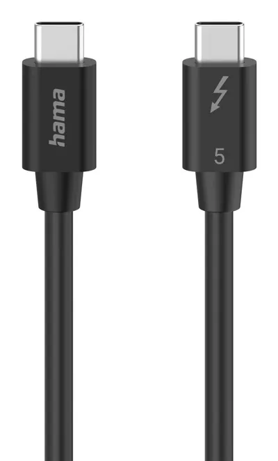 "Thunderbolt-5-Kabel ""USB-C"", 80 Gbit/s, 5 A, 240 W, Ultra-HD 8K, 1,00 m (00200796)"