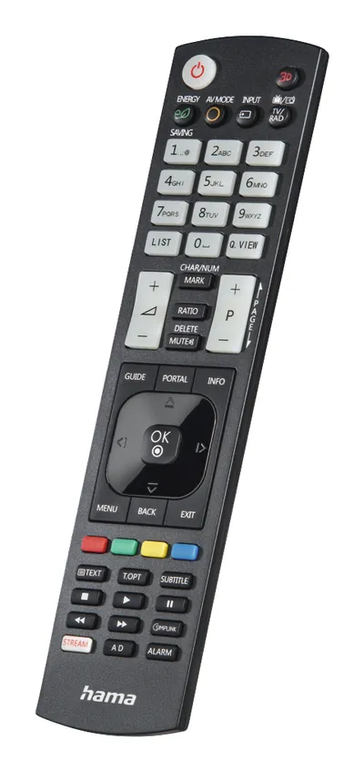 Universal-Fernbedienung für LG TVs, IR, lernfähig, leuchtende Tasten (00221061)