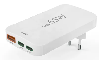Universal-USB-C-Notebook-Netzteil, flaches Ladegerät, GaN, PD, 5-20V/65W (00200020) Laptop-Netzteil