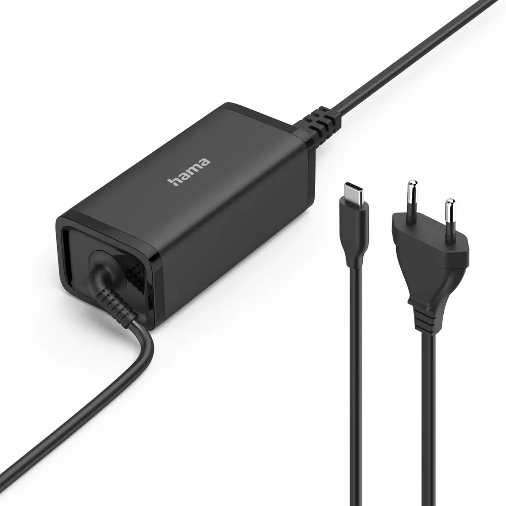 Universal-USB-C-Notebook-Netzteil, GaN, Power Delivery (PD), 5-20V/100W (00200024)