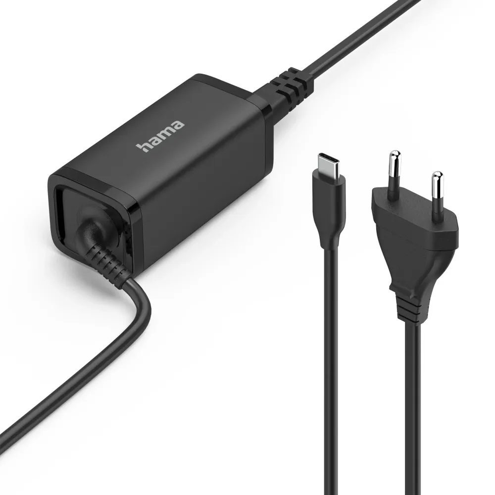 Universal-USB-C-Notebook-Netzteil, GaN, Power Delivery (PD), 5-20V/45W (00200022)
