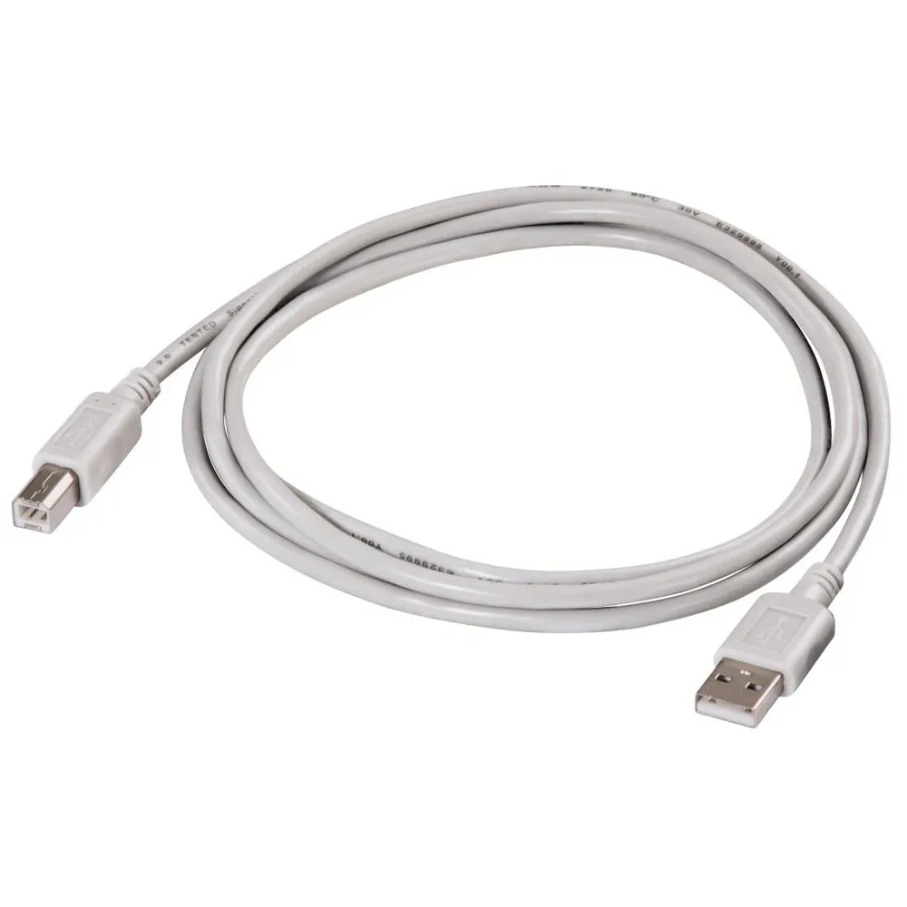 USB-2.0-Kabel, Grau, 1,50 m (00034694)