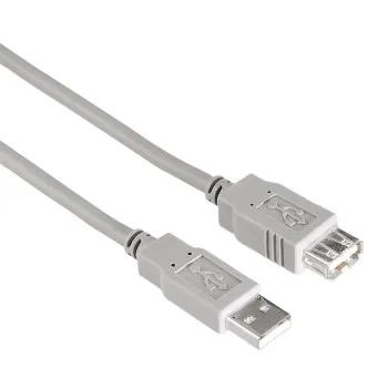 USB-2.0-Verlängerungskabel, Grau, 2,50 m (00053726)