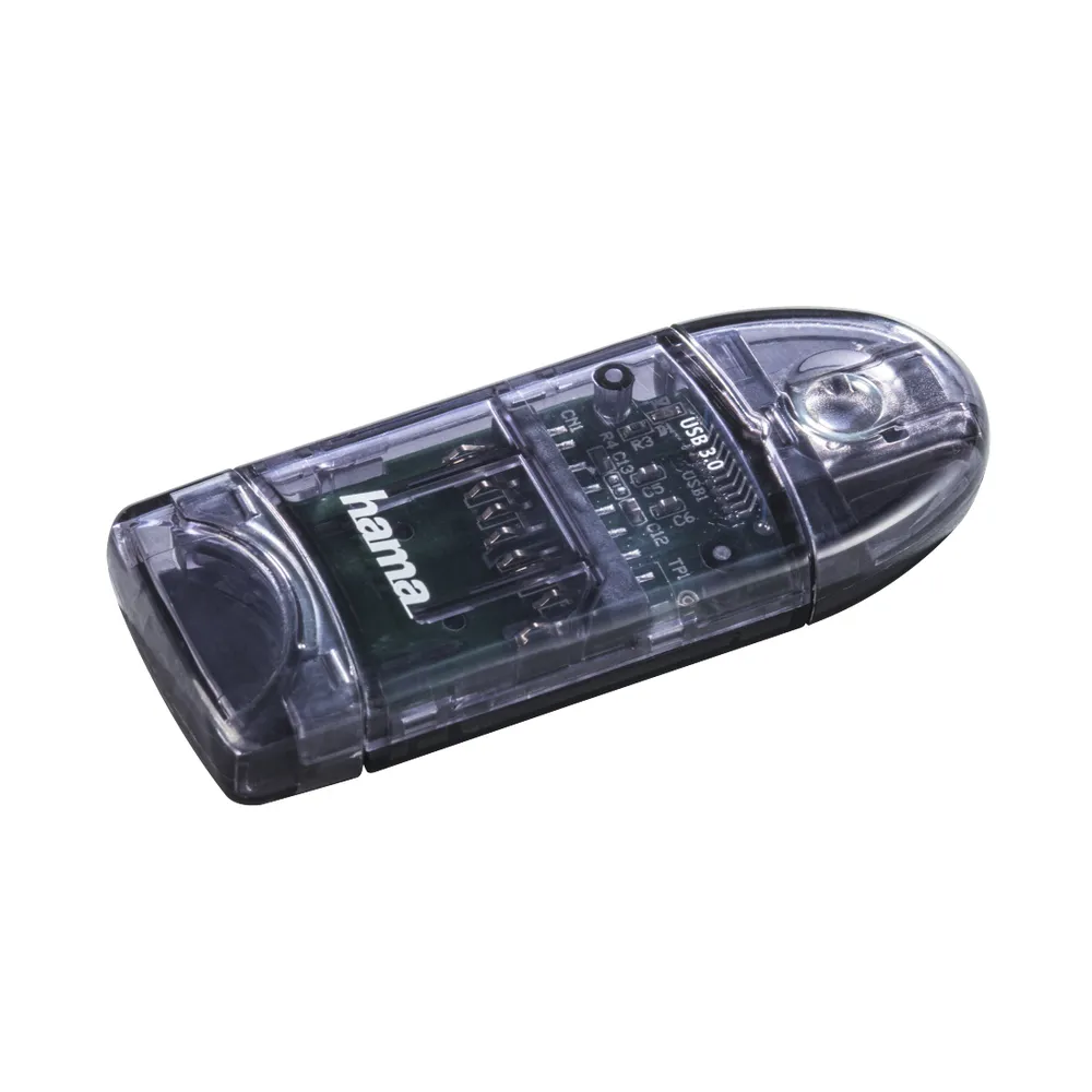 USB-3.0-Kartenleser, SD/micro SD, Anthrazit (00124194)
