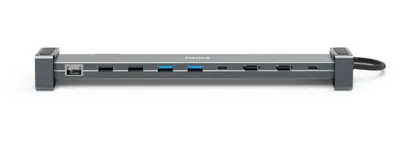 "USB-C-Docking-Station ""Connect2Office Basic V2"", Standfüße, 9 Ports (00200145)"