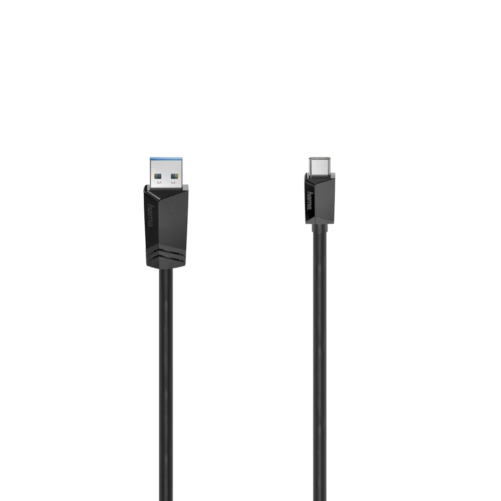 USB-C-Kabel, USB-C-Stecker - USB-A-Stecker, USB 3.2 Gen1, 5 Gbit/s, 1,50 m (00205143)