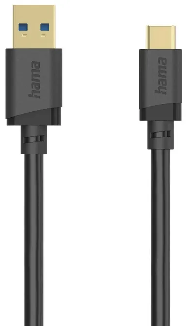 USB-Kabel, USB-A-Stecker - USB-C-Stecker, USB 3.2 Gen1, 5 Gbit/s, 1,5 m (00202006)