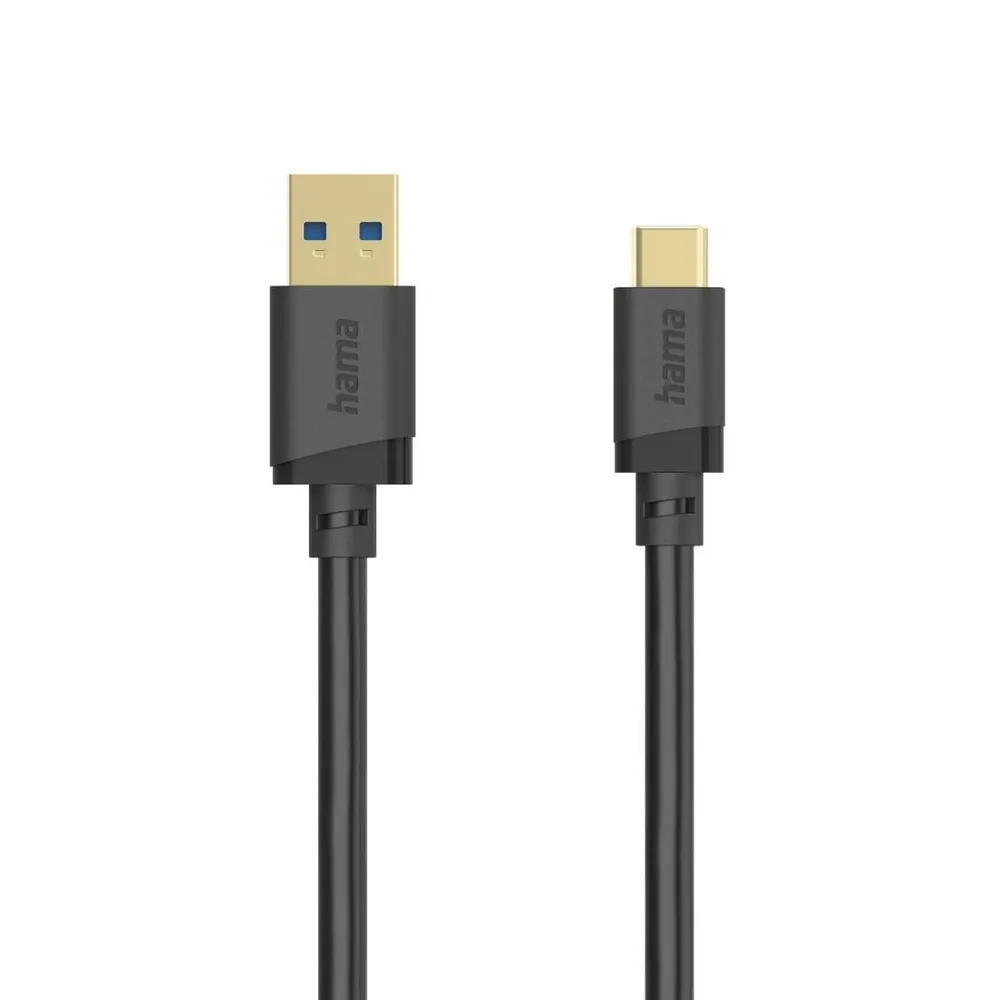 USB-Kabel, USB-A-Stecker - USB-C-Stecker, USB 3.2 Gen1, 5 Gbit/s, 0,25 m (00202004)