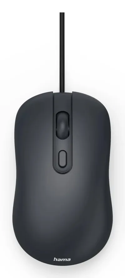 USB-Maus CM-200, optisch, 4 Tasten, ohne Klickgeräusch, mit Kabel,Schwarz (00173074)