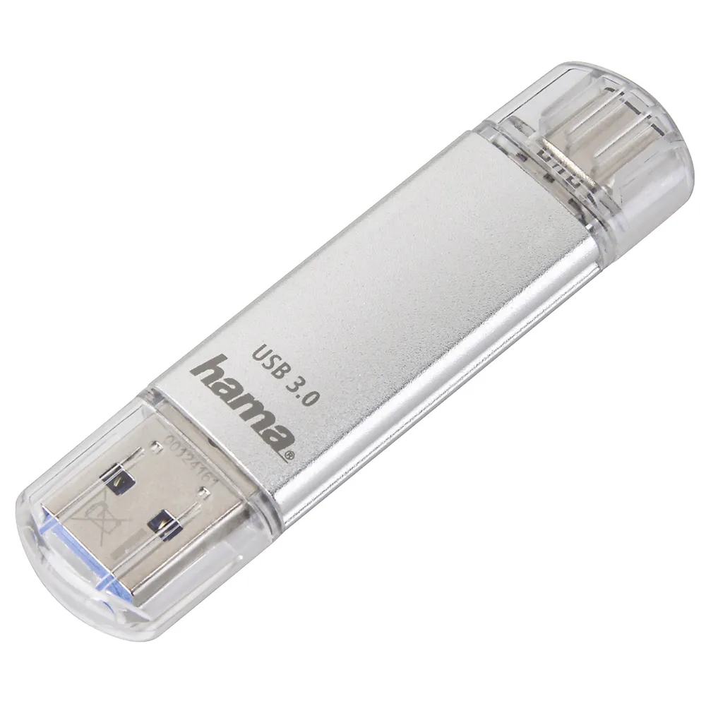 "USB-Stick ""C-Laeta"", USB-C USB 3.1/USB 3.0, 256GB, 70 MB/s, Silber (00181075)"