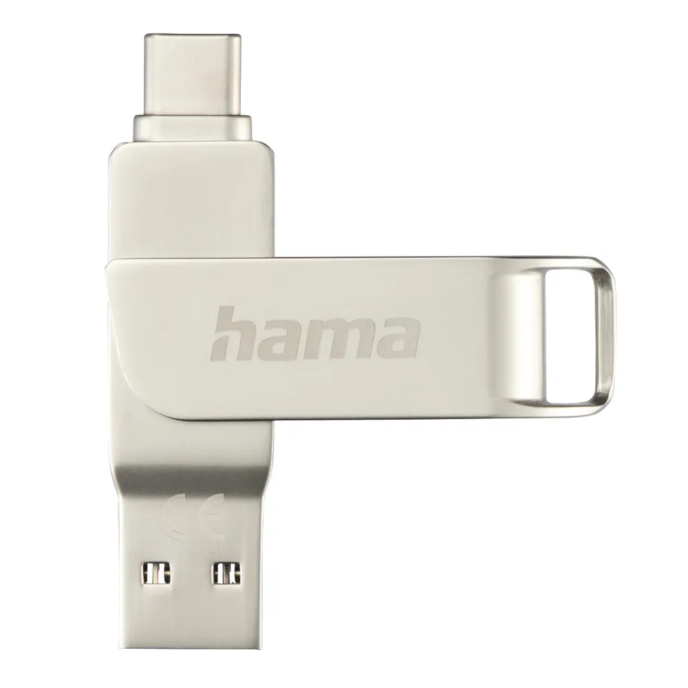 "USB-Stick ""C-Rotate Pro"", USB-C 3.1/3.0, 256GB, 100MB/s, Silber (00182492)"