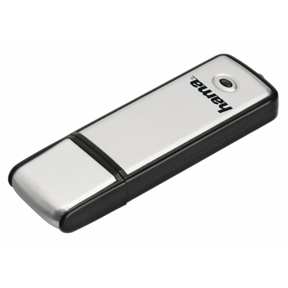"USB-Stick ""Fancy"", USB 2.0, 128 GB, 15MB/s, Schwarz/Silber (00213106)"