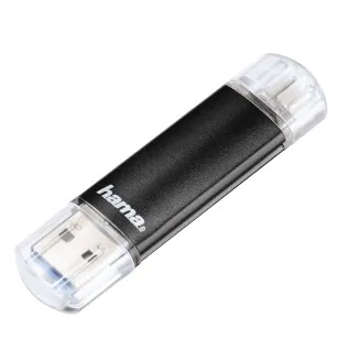 "USB-Stick ""Laeta Twin"", USB 3.0, 16 GB, 40MB/s, Schwarz (00123998)"