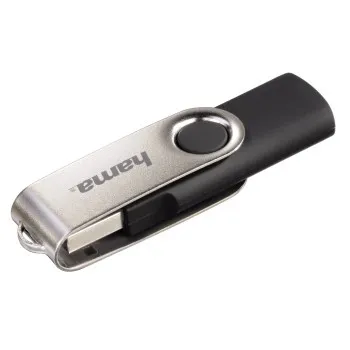 "USB-Stick ""Rotate"", USB 2.0, 32GB, 10MB/s, Schwarz/Silber (00108029)"