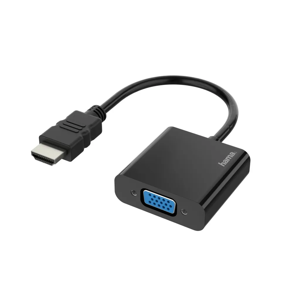 Video-Adapter, HDMI™-Stecker - VGA-Buchse, Audio-Buchse, Full-HD 1080p (00200343)