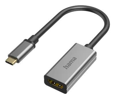 Video-Adapter, USB-C-Stecker - HDMI™-Buchse, Ultra-HD 8K@60Hz, Alu (00200303)