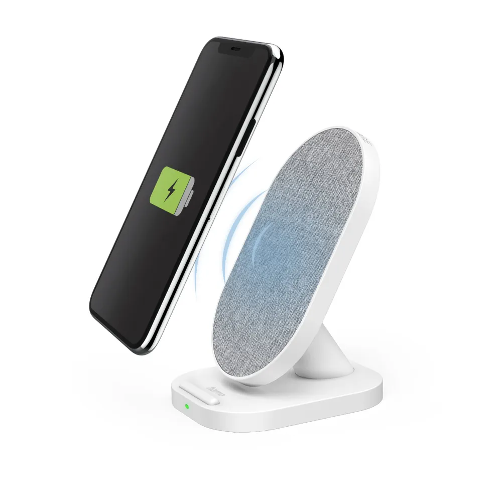 "Wireless Charger ""QI-FC10S-Fab"", 10 W, kabellose Smartphone-Ladestation, WS (00201686)"