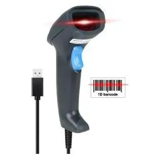 Hamlet HBCS1D10U Barcode-Lesegerät Handlesegerät für Barcodes 1D Laser Schwarz