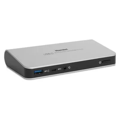 Hamlet Docking Station verbindet zwei HDMI- und DP-Bildschirme mit 4 USB 3.0-, LAN- und Audio-Anschlüssen