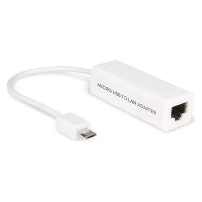 Hamlet Micro-USB-OTG-zu-LAN-Adapterkabel konvertiert in einen RJ-45 Fast Ethernet 10/100 Mbps-Anschluss