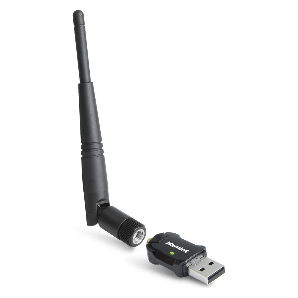 Tarjeta de Red HAMLET HNW600ACU USB 600 Mbit/s Wi-Fi 5 Antena Extraíble