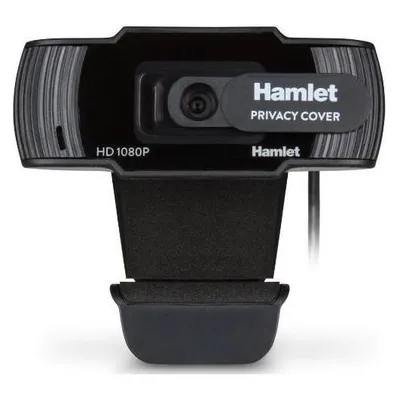 Hamlet HWCAM1080-P Webkamera 2 MP 1920 x 1080 Pixel USB 2.0 Schwarz