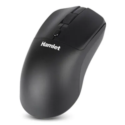 Ratón Hamlet XMICEBTW-RB RF Wireless Bluetooth 1600DPI Schwarz Wiederaufladbar