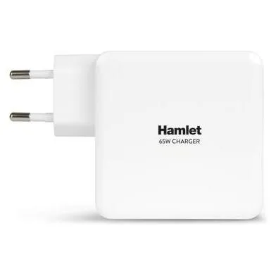 Hamlet Notebook-Ladegerät universelles 65-Watt-Netzteil für Notebooks und mobile Geräte