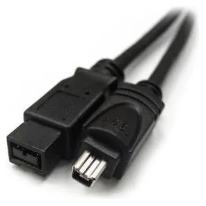 Hamlet XZCFWB9A4180 Firewire-Kabel Schwarz 1,8 m