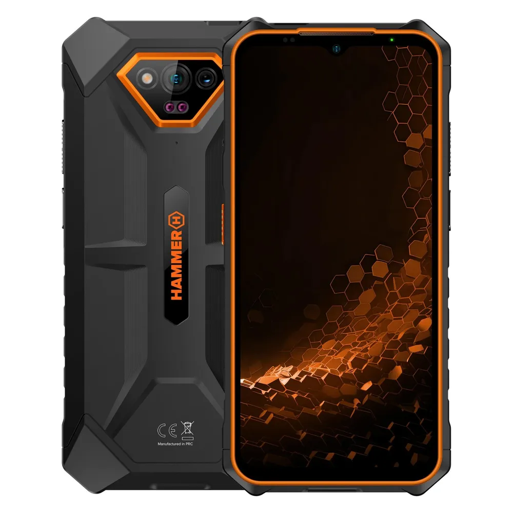 Hammer Iron V 4G 6GB 64GB 6.5" Schwarz Orange